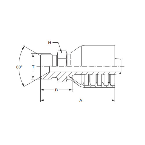 BSPP Male 60° Cone Seal