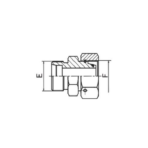 DIN Reducer Tube Adaptor With Swivel Nut