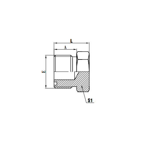 ORFS Male O-Ring Plug