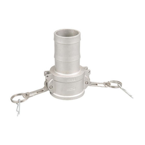 Type C Female Coupler X Hose Shank-Stainless Steel Camlock