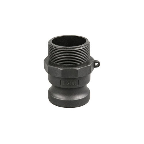 Type F Black Anodized Male Camlock Adapter X Male